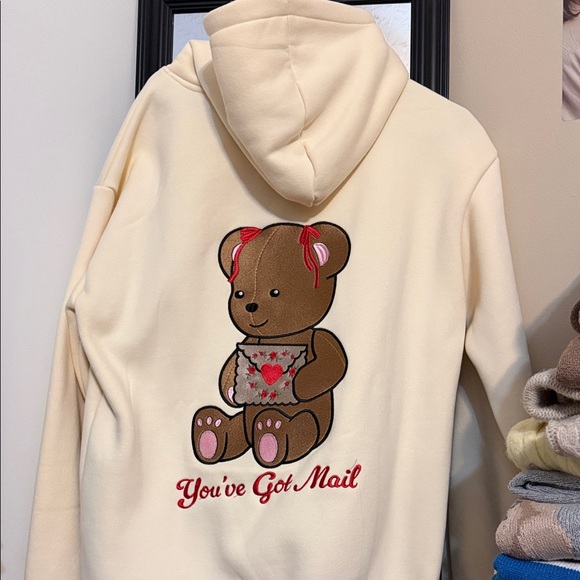 Happy Camp3R Jackets & Blazers - Happy Camp3r Limited Edition Valentine’s Bear Hoodie “You’ve Got Mail”